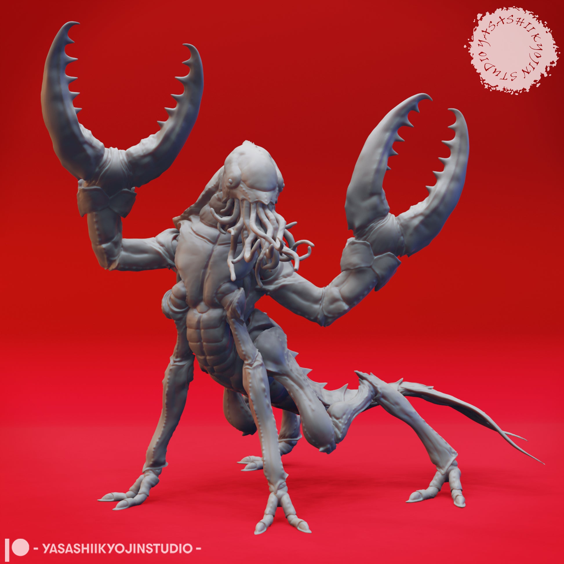 Chuul | D&D TTRPG Monster Miniature | Yasashii Kyojin Studio