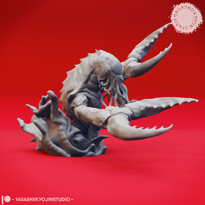 Chuul | D&D TTRPG Monster Miniature | Yasashii Kyojin Studio