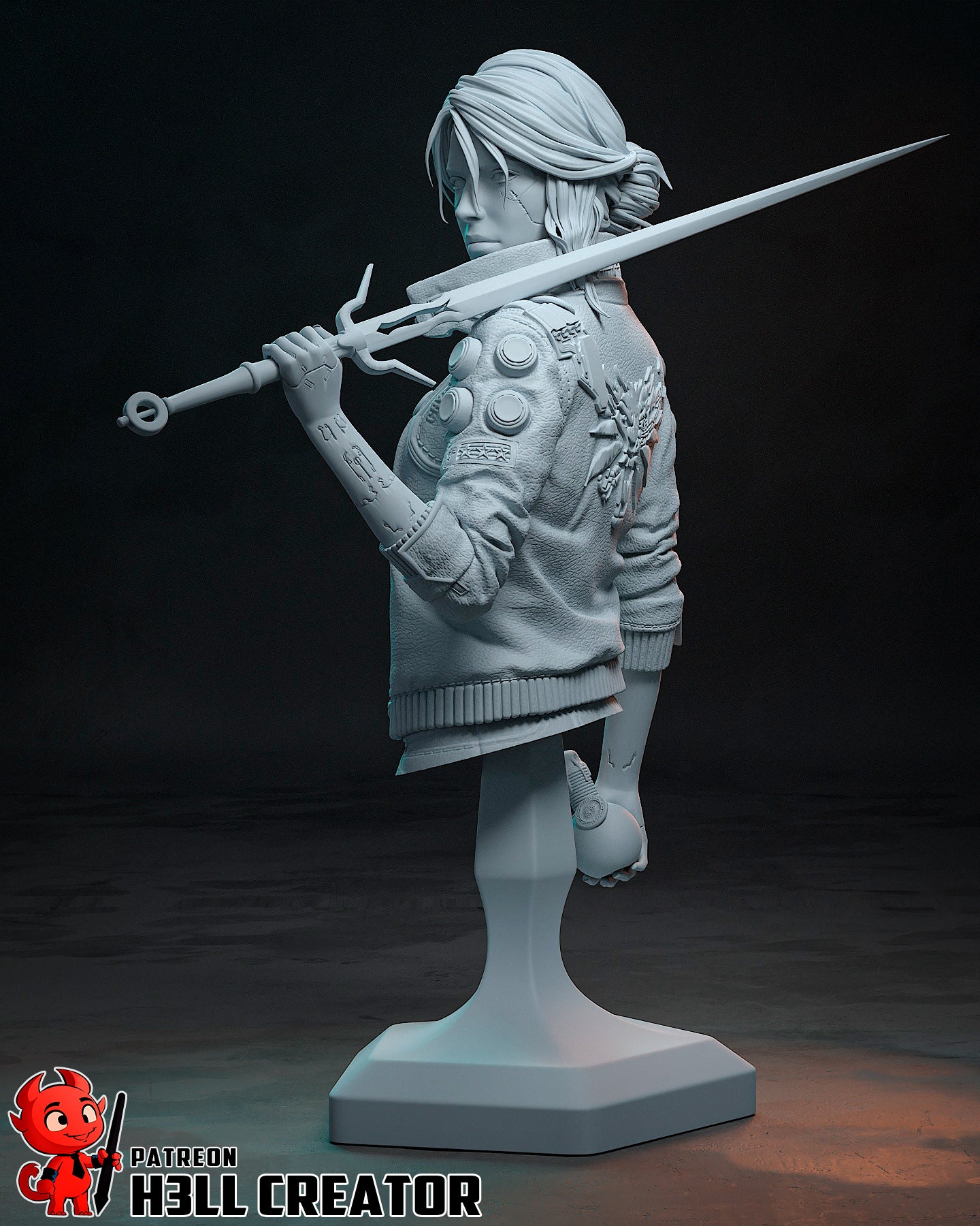 1:10 Cyber Rebel Swallow | Resin Garage Kit Figure Game Fan Art | h3LL creator