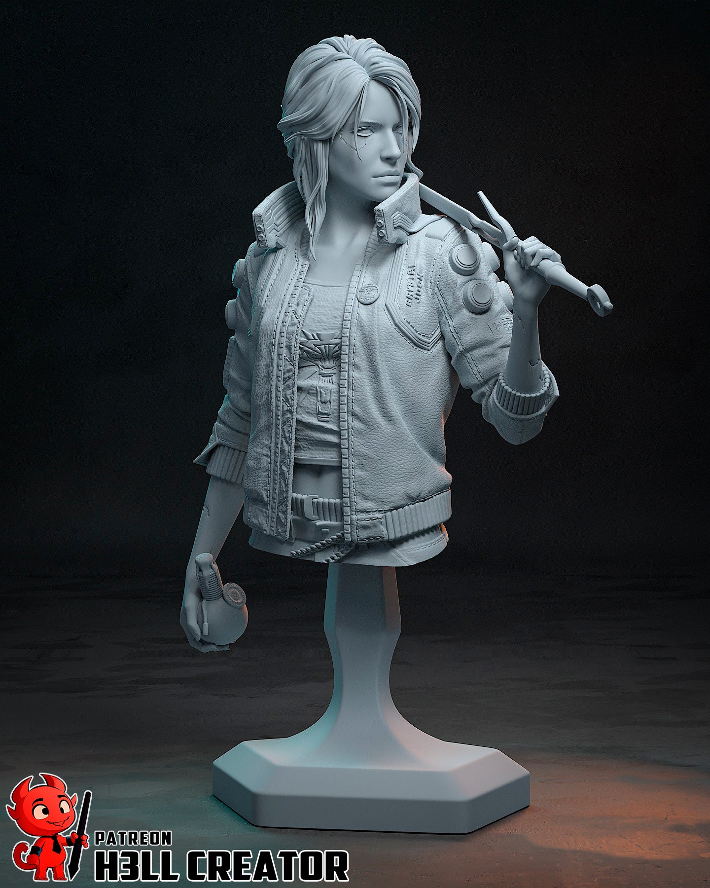 1:10 Cyber Rebel Swallow | Resin Garage Kit Figure Game Fan Art | h3LL creator