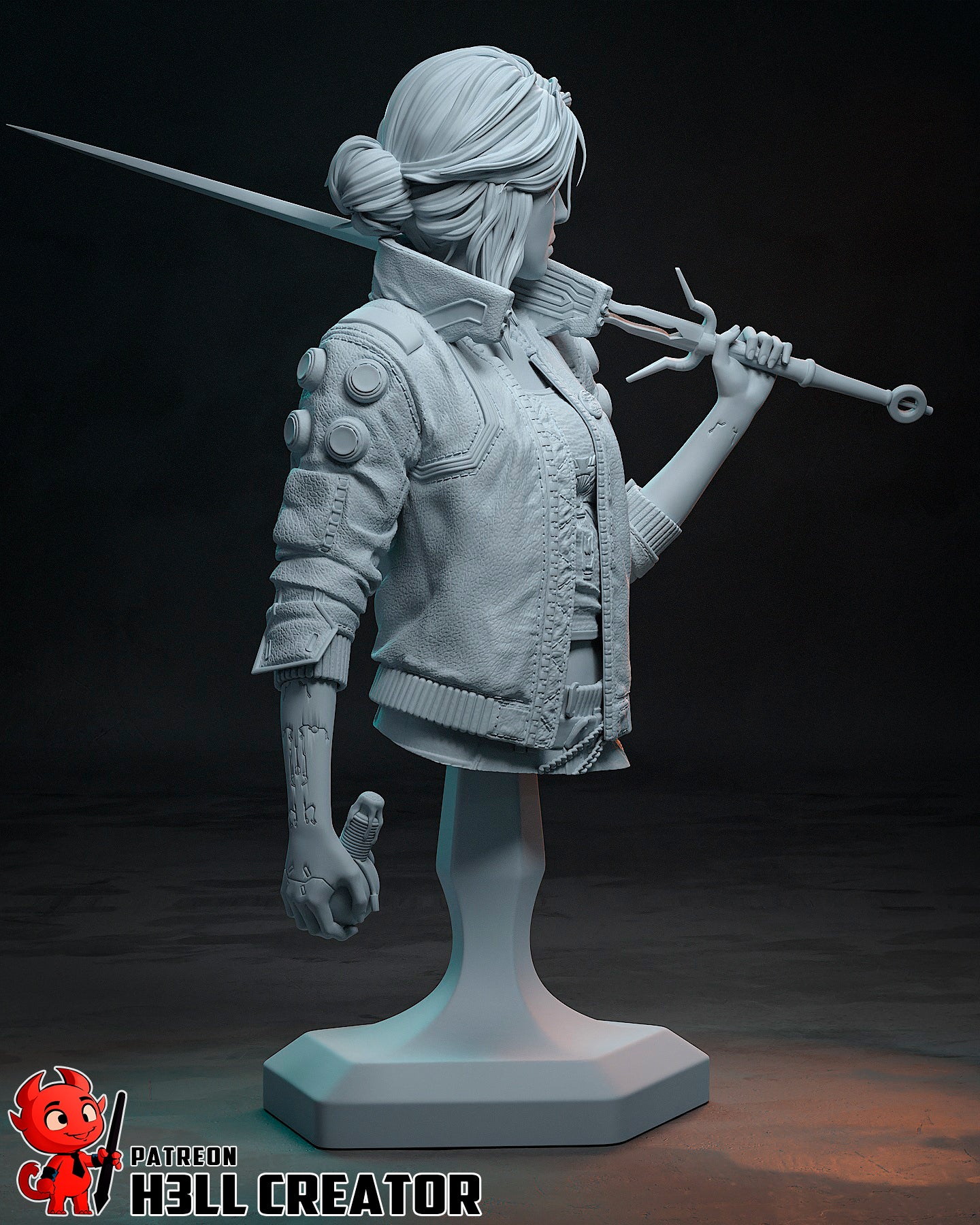 1:10 Cyber Rebel Swallow | Resin Garage Kit Figure Game Fan Art | h3LL creator