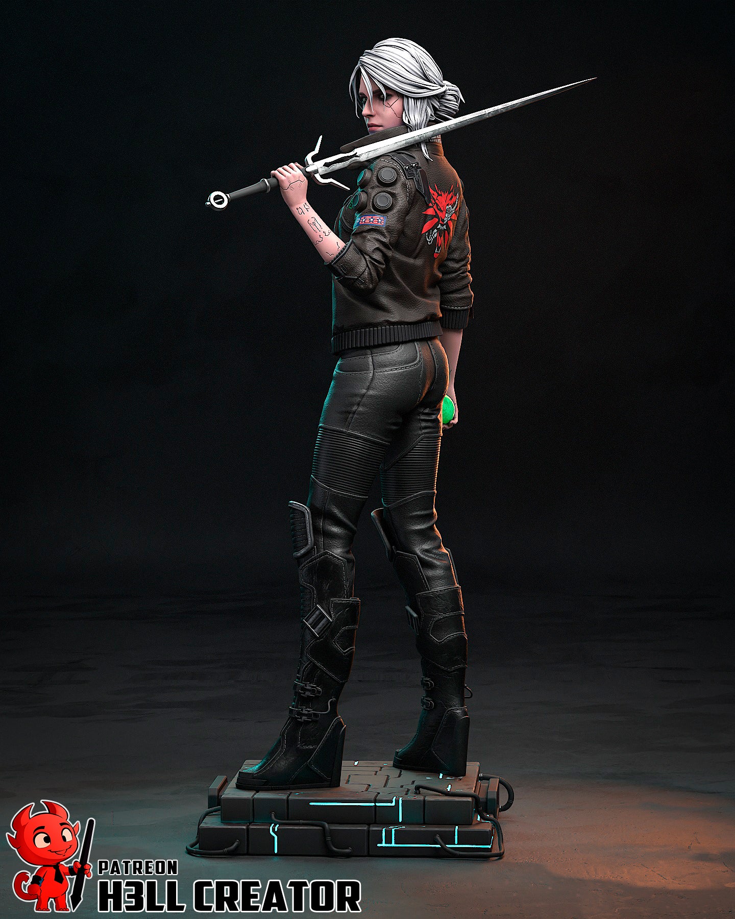 1:10 Cyber Rebel Swallow | Resin Garage Kit Figure Game Fan Art | h3LL creator