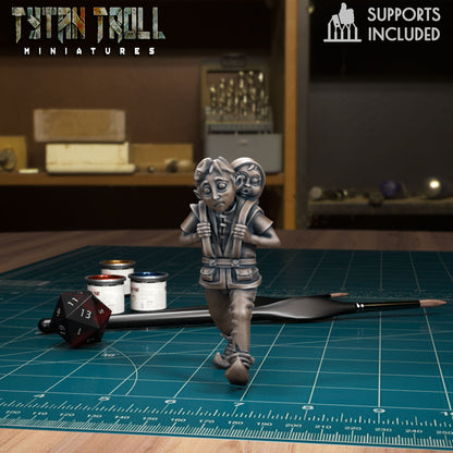 CoS Cladiu and Yolanda Tomescu | D&D TTRPG Mini | TytanTroll Miniatures