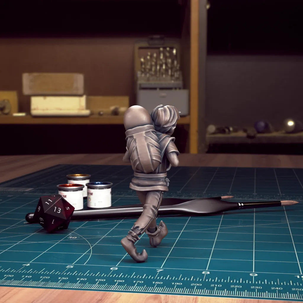 CoS Cladiu and Yolanda Tomescu | D&D TTRPG Mini | TytanTroll Miniatures