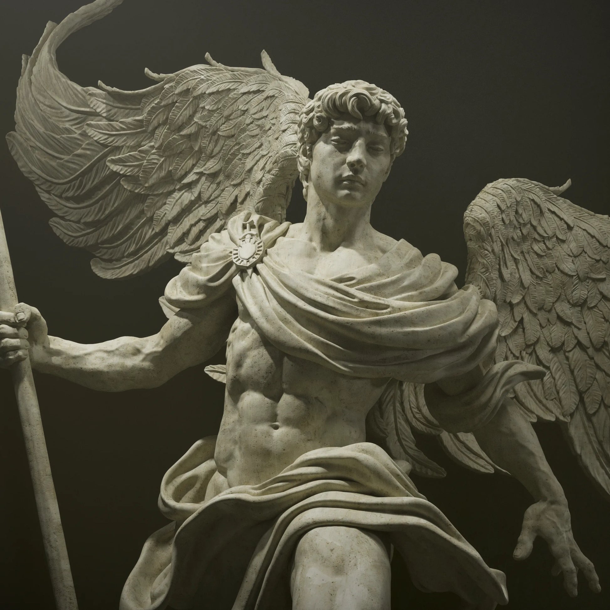 1:12 Archangel | Resin Garage Kit Figure Angel | CA 3D Studios