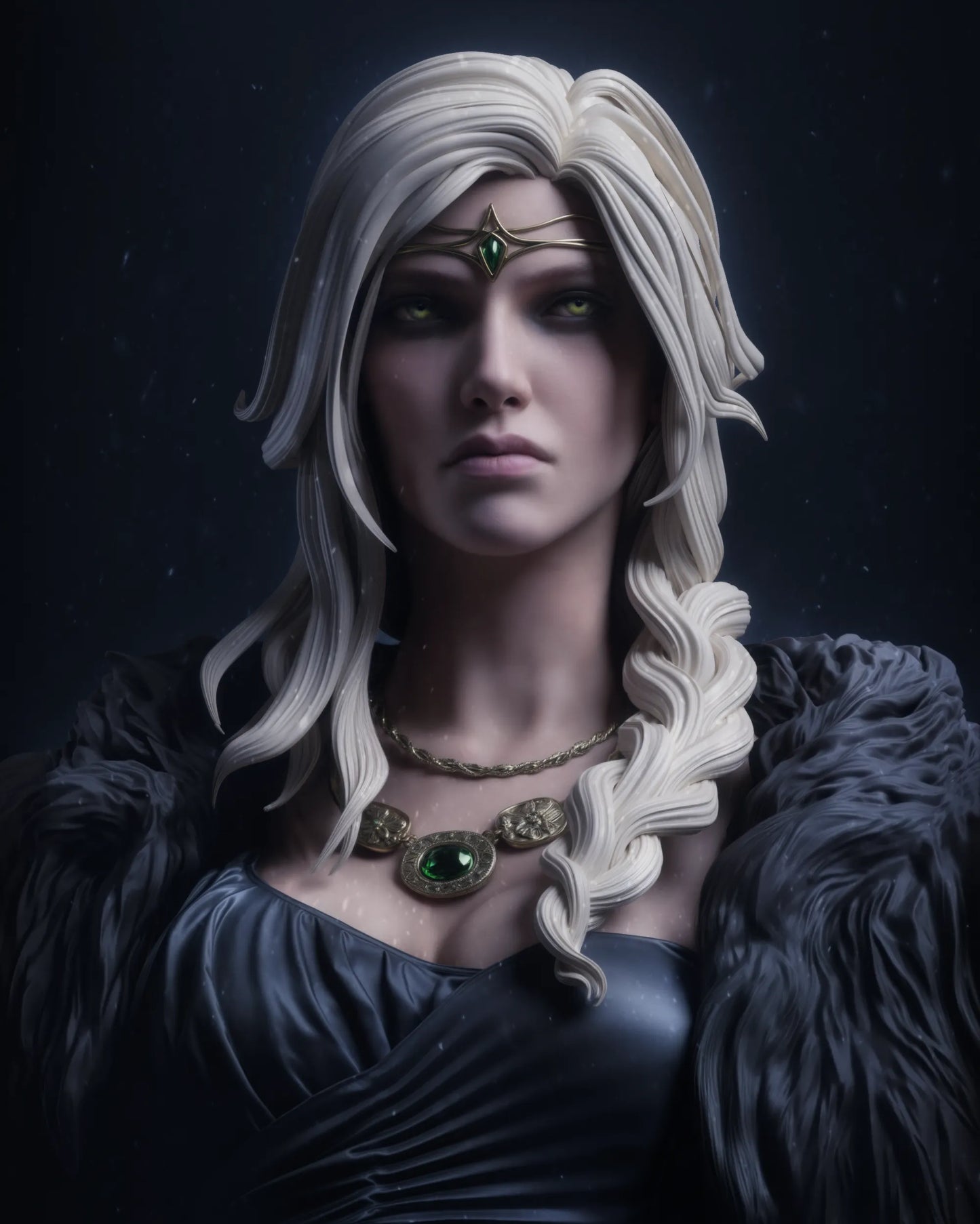 1:12 Norse Goddess of Love and War, Freya | Resin Garage Kit Mythology | CA 3D Studios