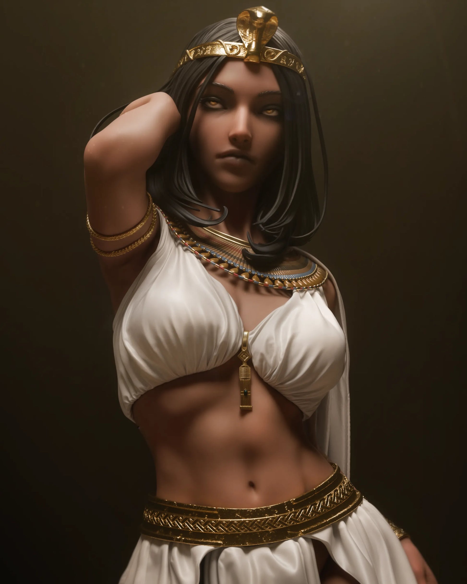1:12 Cleopatra | Resin Garage Kit Figure Historical Person | CA 3D Studios