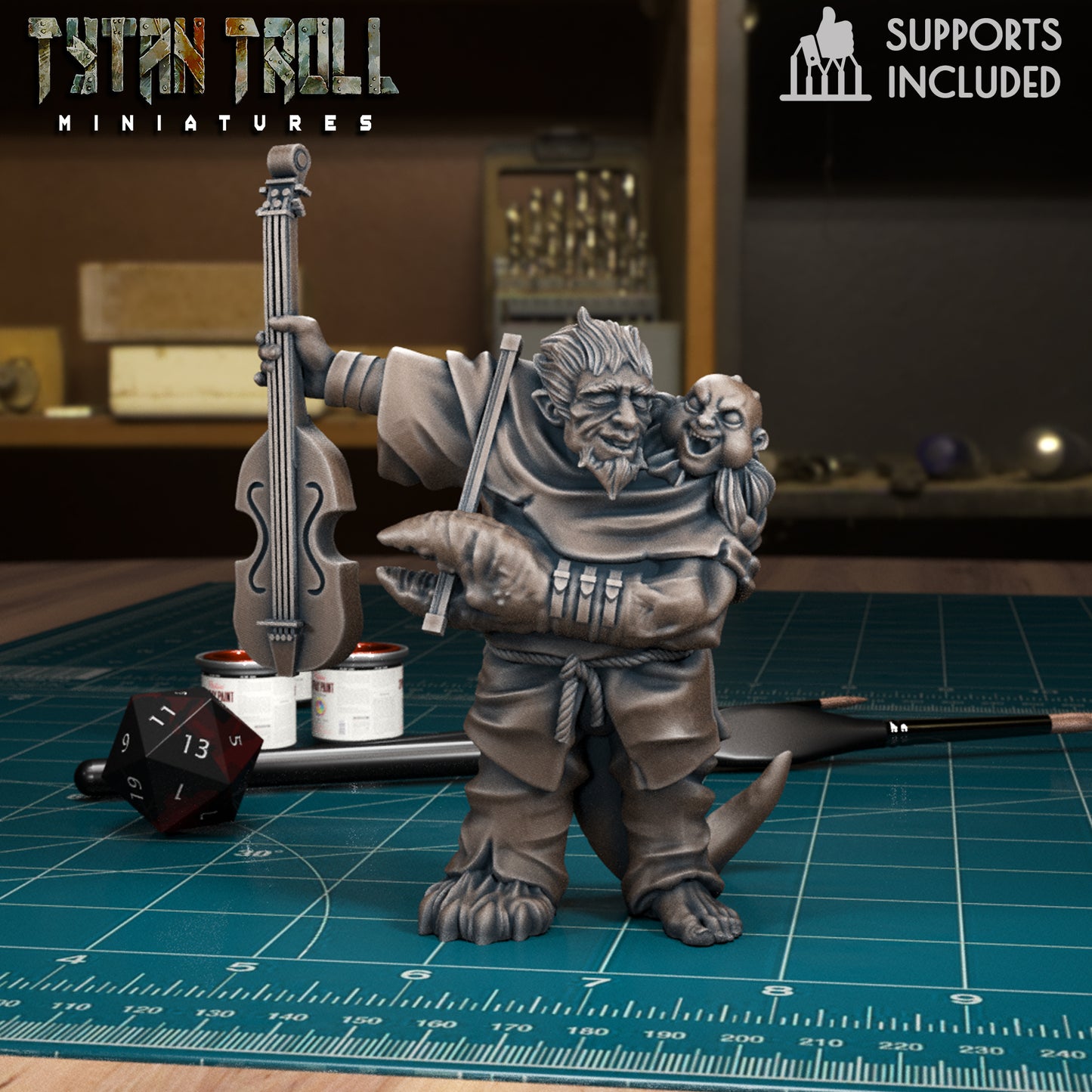 CoS Clovin Belview | D&D TTRPG Mini | TytanTroll Miniatures