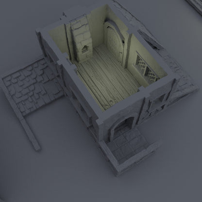 Coffin Maker | 28mm Scale | D&D TTRPG Playable 3D Printed Building Terrain Scenery | MiniatureLand