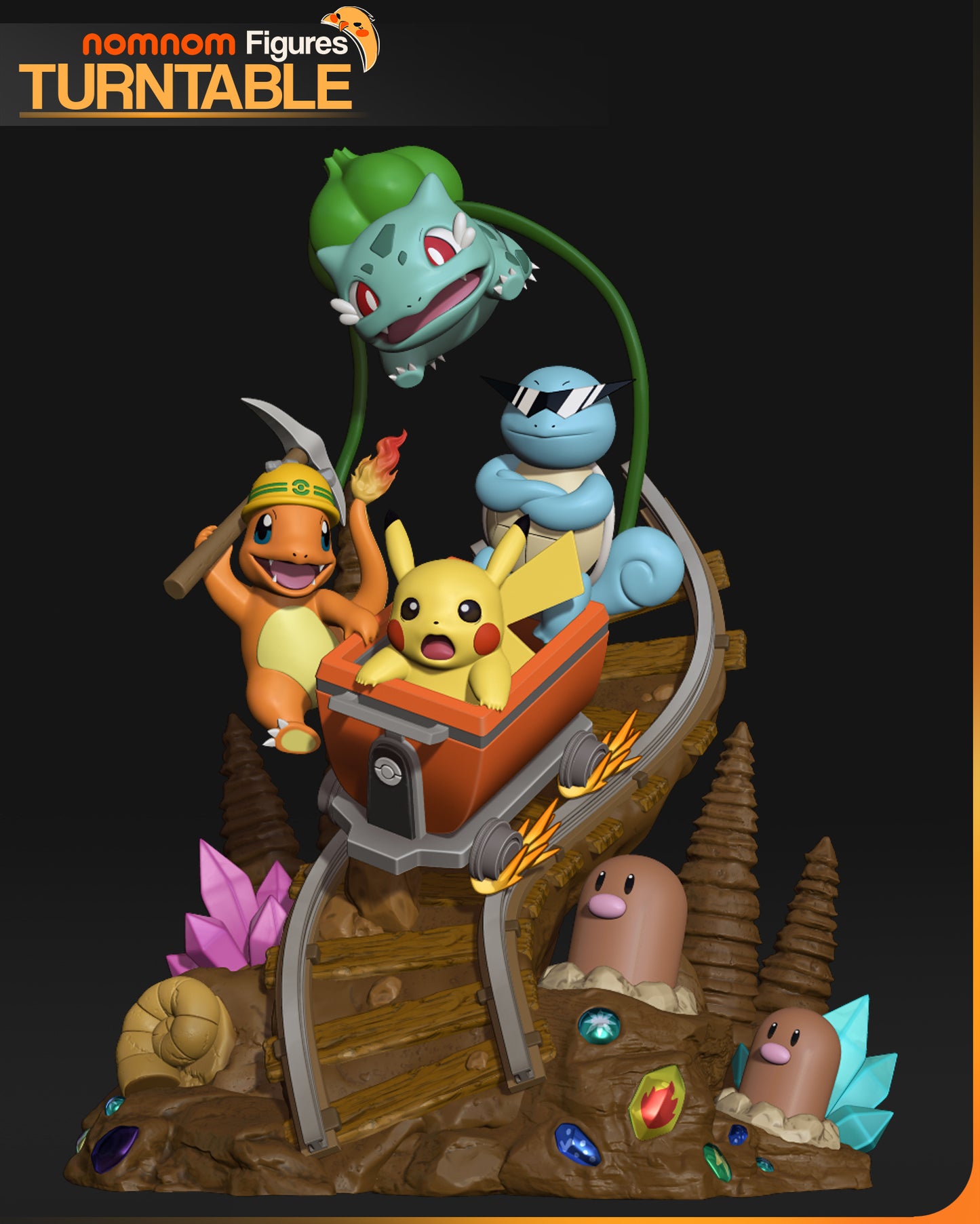 Starter Squad | Resin Garage Kit Figure Fan Art | Nomnom Figures