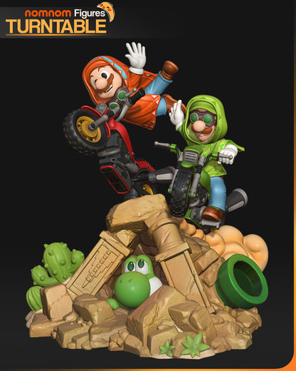 Playful Adventure Brothers | Resin Garage Kit Figure Fan Art | Nomnom Figures