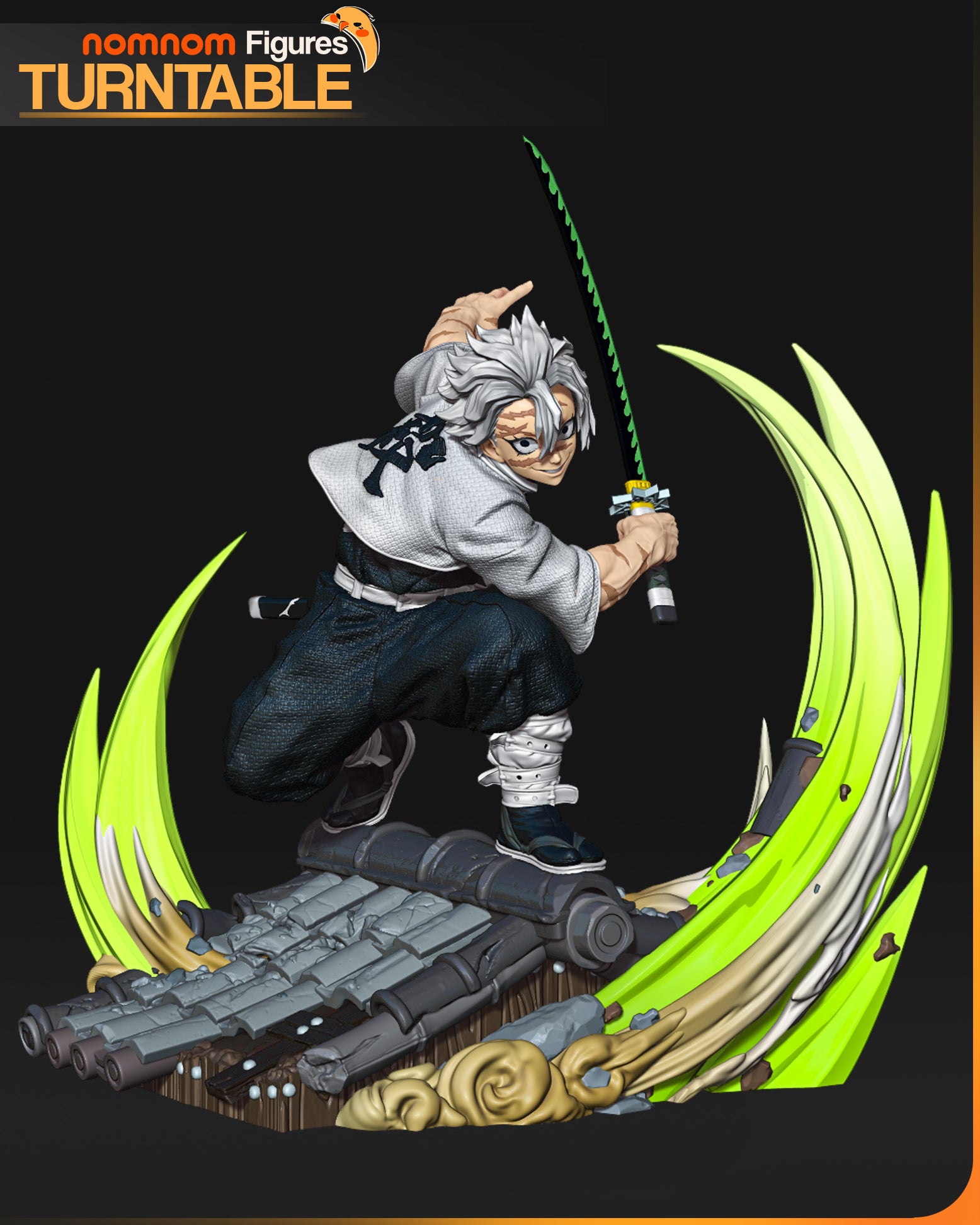 1:10 Howling Wind | Resin Garage Kit Figure Fan Art | Nomnom Figures