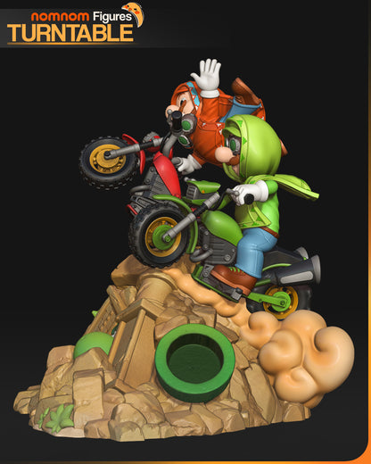 Playful Adventure Brothers | Resin Garage Kit Figure Fan Art | Nomnom Figures