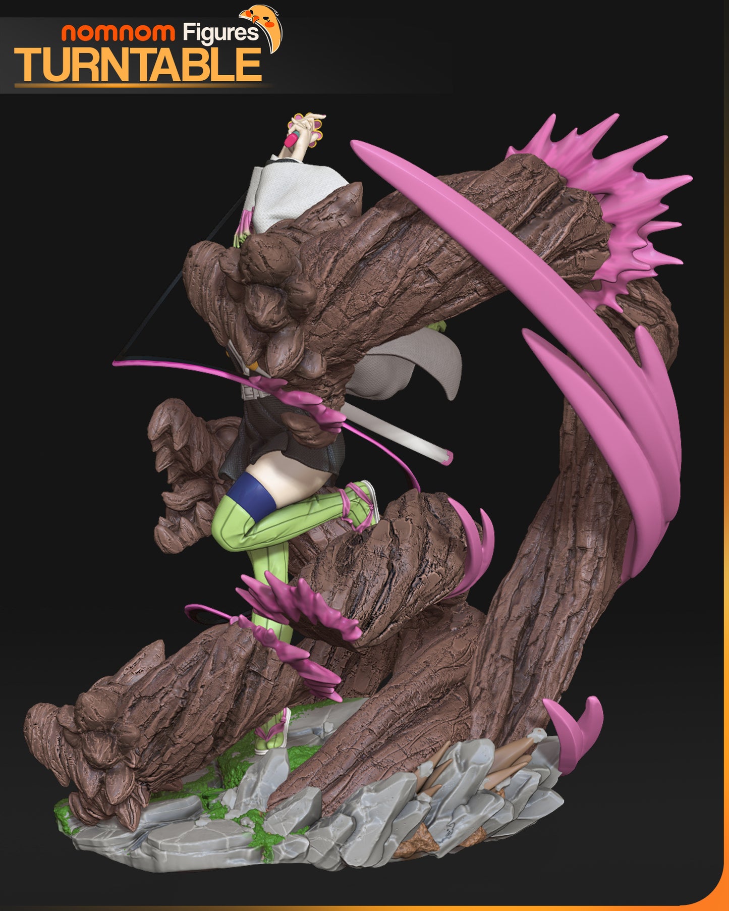 Whip Blade Warrior | Resin Garage Kit Figure Fan Art | Nomnom Figures