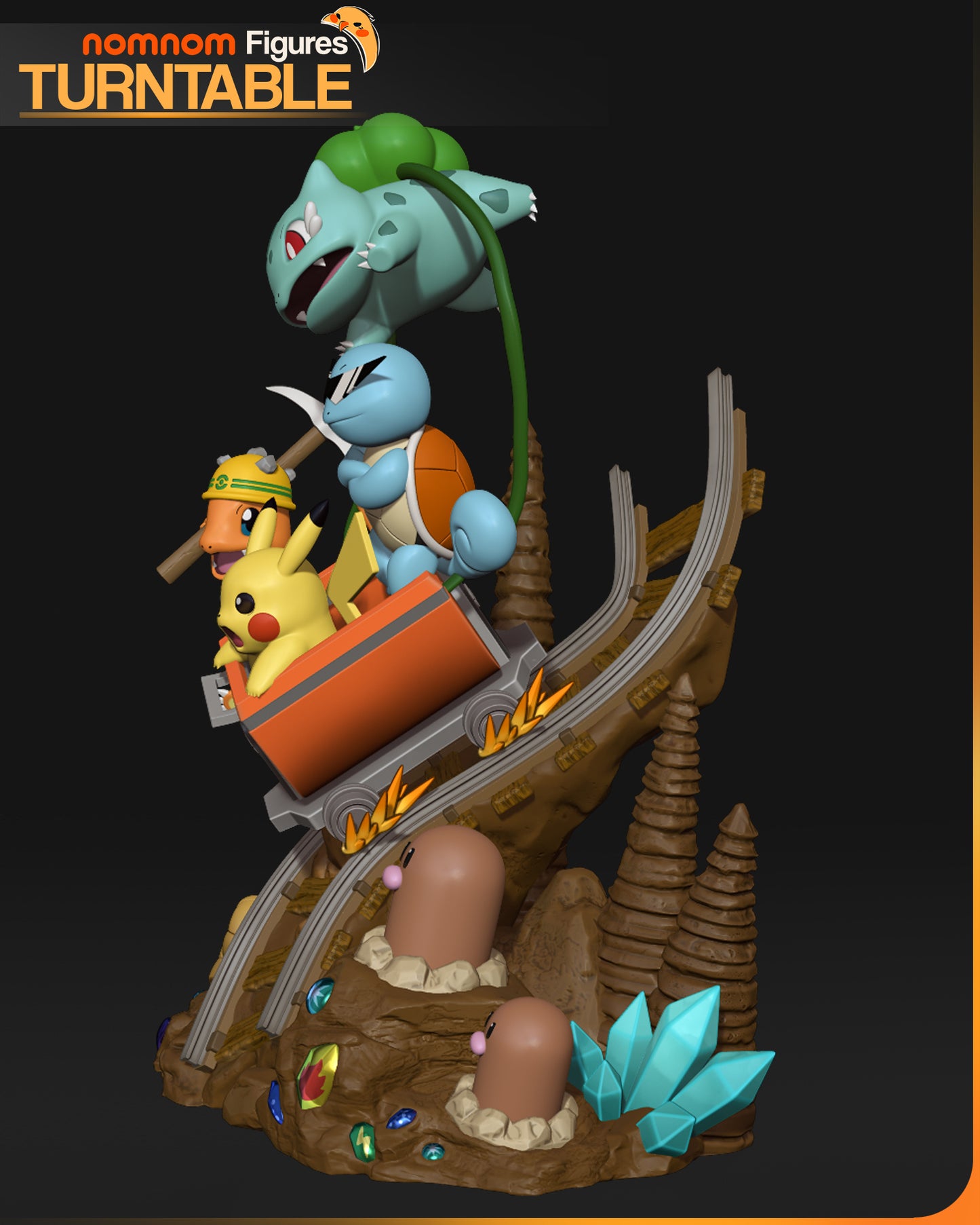 Starter Squad | Resin Garage Kit Figure Fan Art | Nomnom Figures