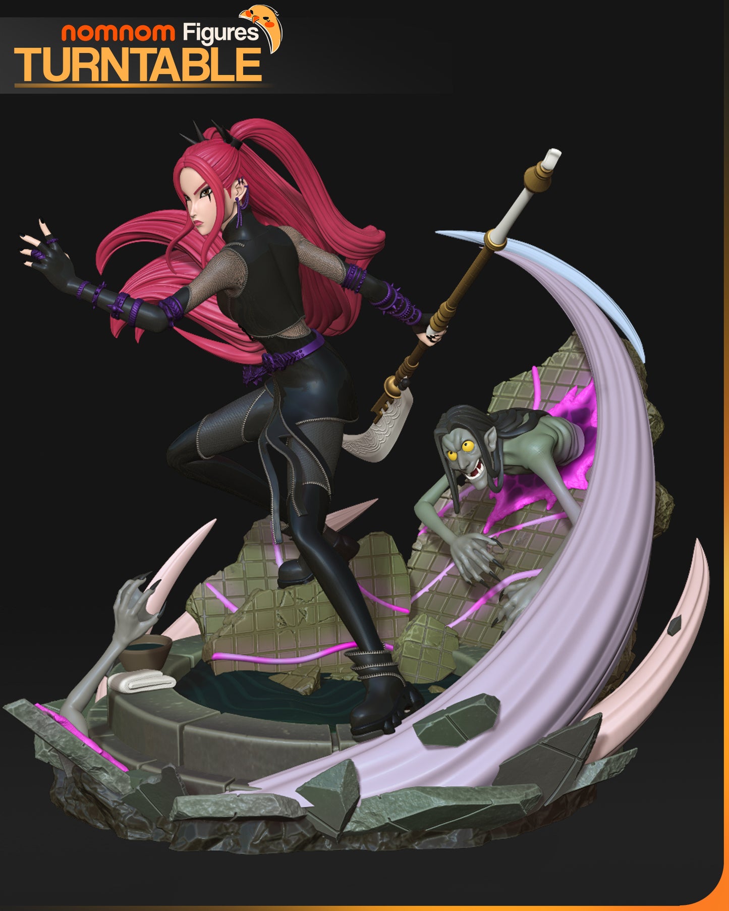 Demon Hunter | Resin Garage Kit Figure Fan Art | Nomnom Figures