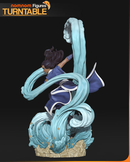 Mastery of Water | Resin Garage Kit Figure Fan Art | Nomnom Figures