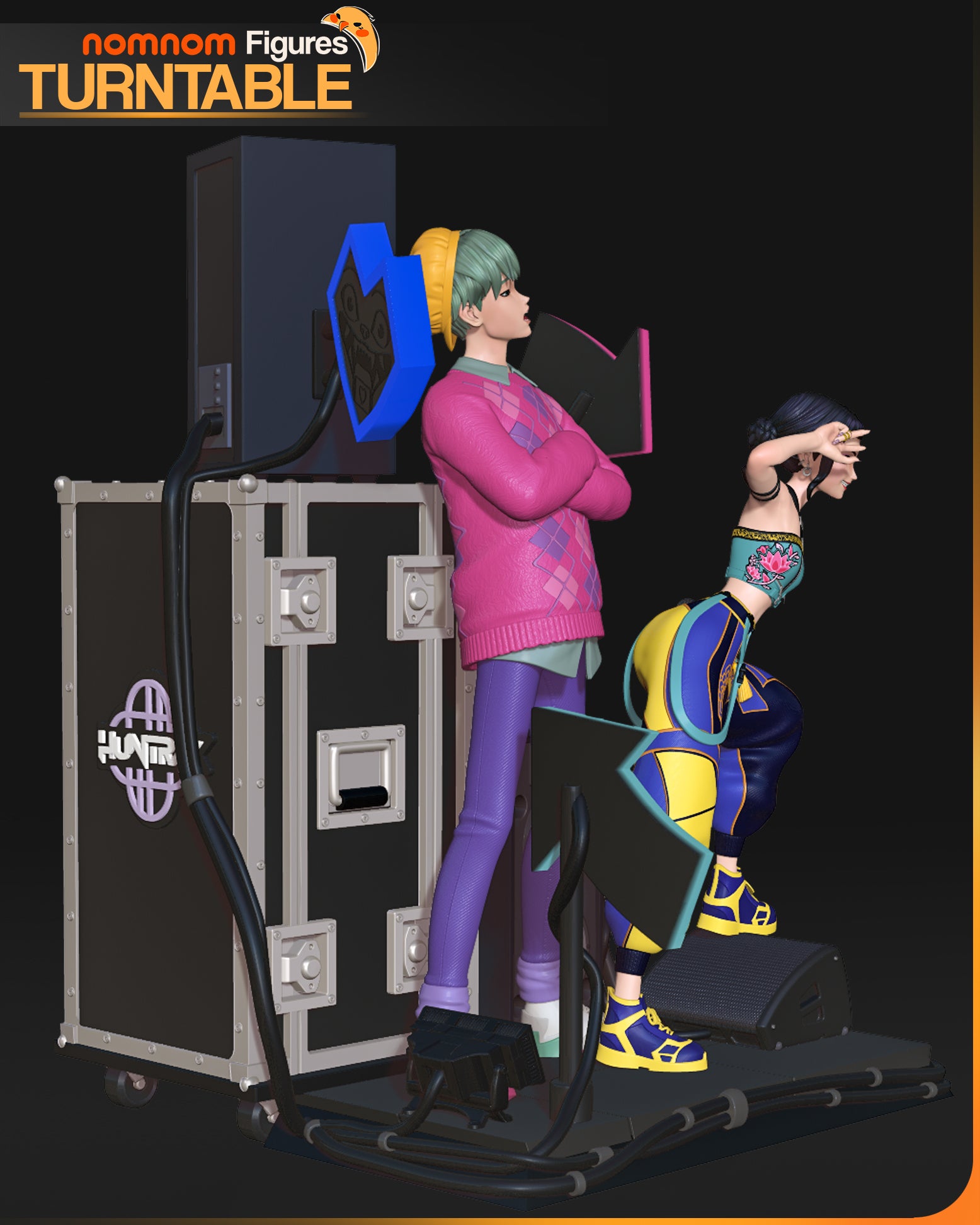 Opposing Flows | Resin Garage Kit Figure Fan Art | Nomnom Figures