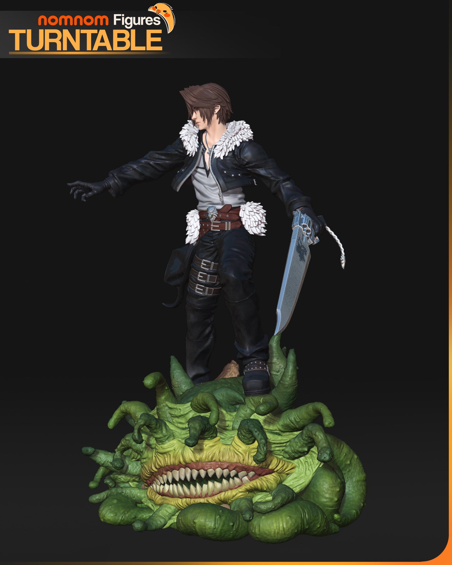 Brooding Combatant | Resin Garage Kit Figure Fan Art | Nomnom Figures