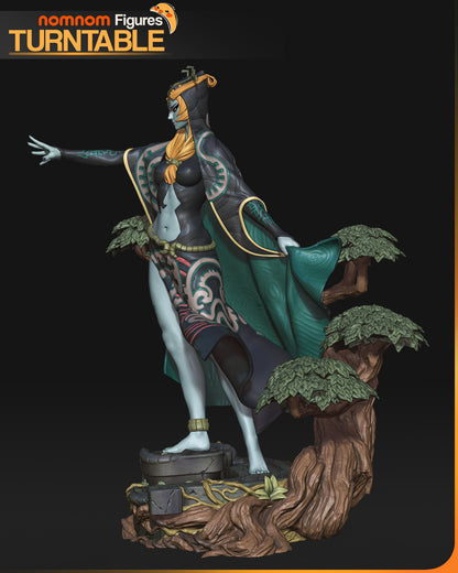 Twilight Queen | Resin Garage Kit Figure Fan Art | Nomnom Figures