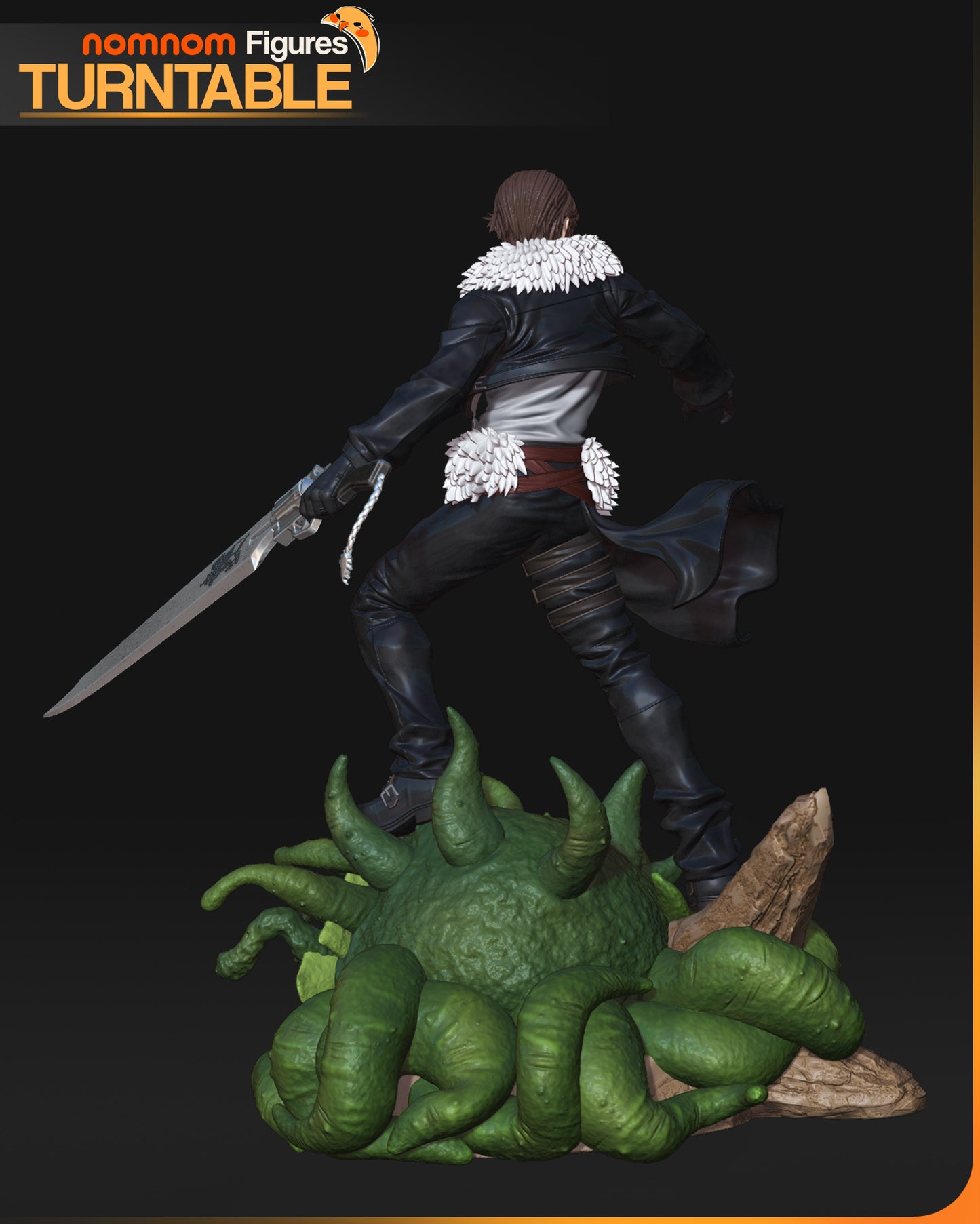 Brooding Combatant | Resin Garage Kit Figure Fan Art | Nomnom Figures