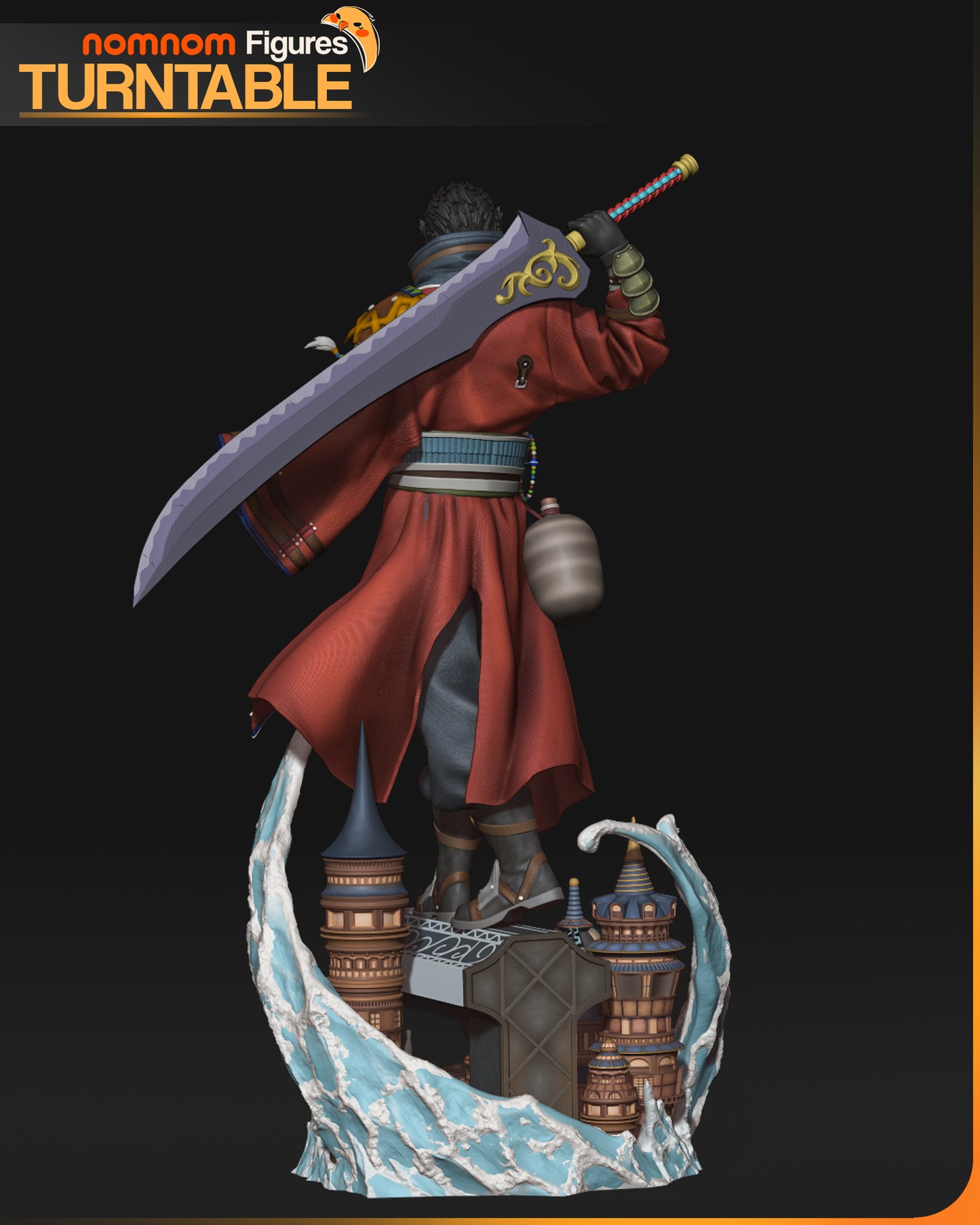 The Last Mentor | Resin Garage Kit Figure Fan Art | Nomnom Figures