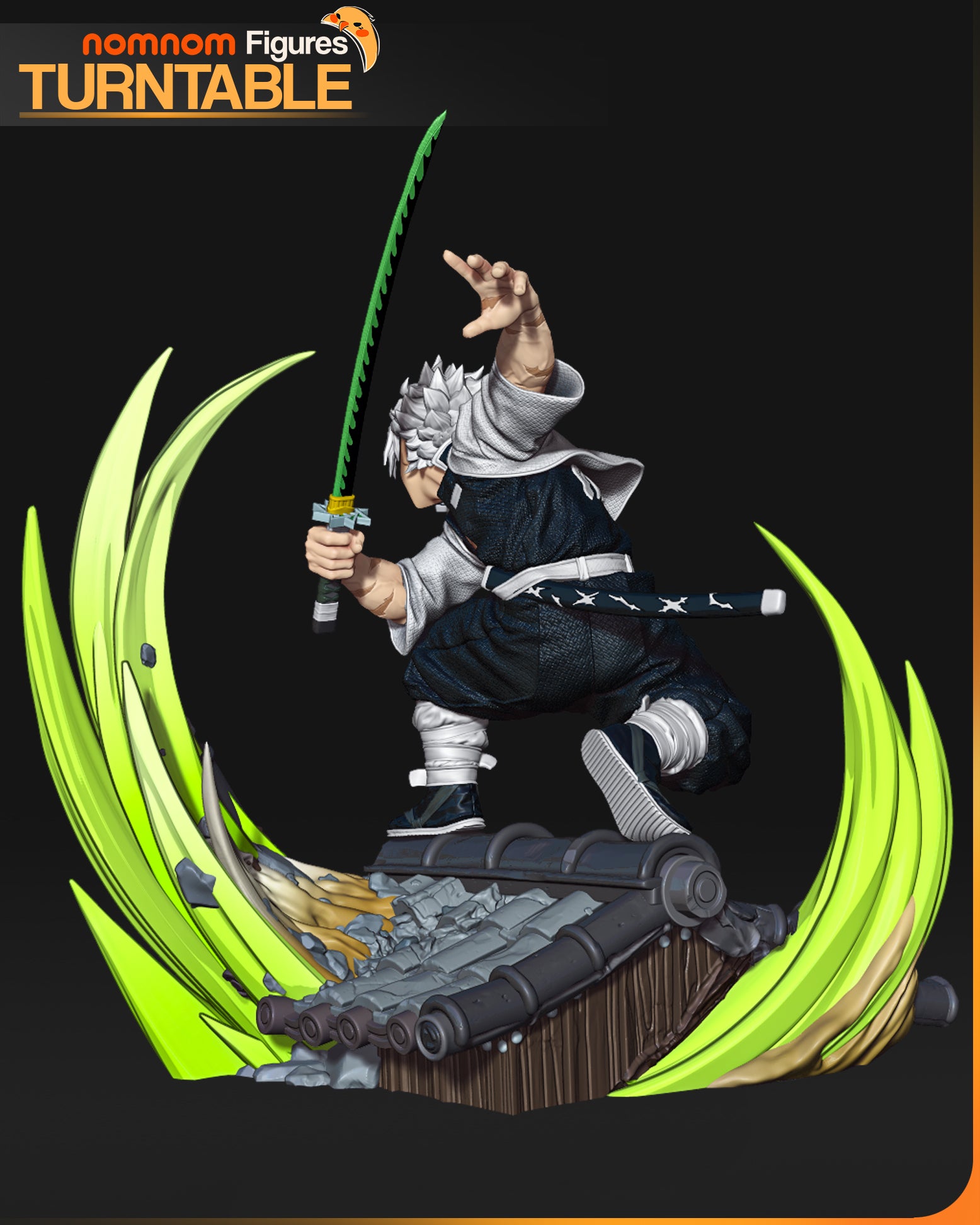 1:10 Howling Wind | Resin Garage Kit Figure Fan Art | Nomnom Figures