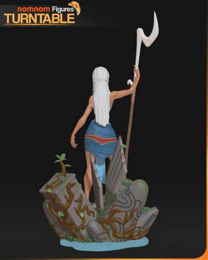 Daugther of Atlantis | Resin Garage Kit Figure Fan Art | Nomnom Figures