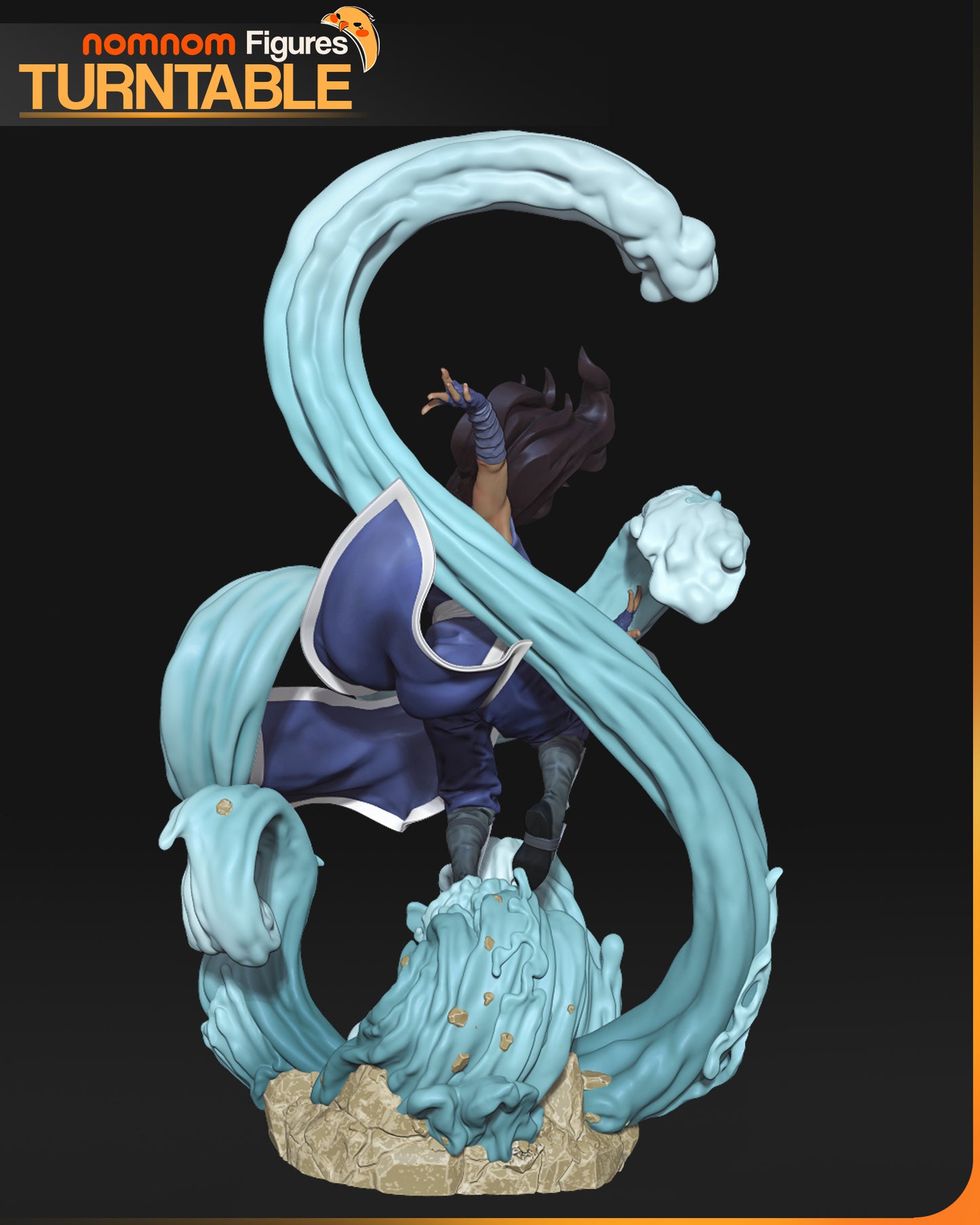 Mastery of Water | Resin Garage Kit Figure Fan Art | Nomnom Figures