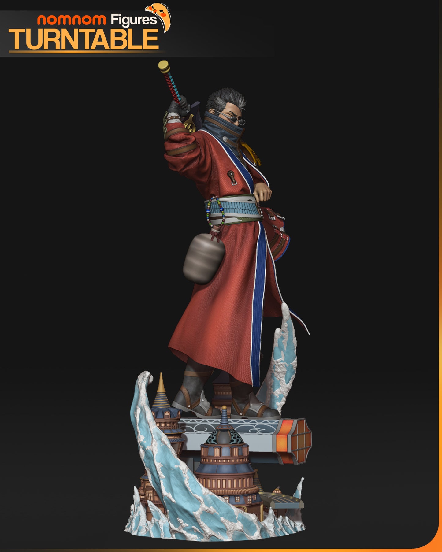 The Last Mentor | Resin Garage Kit Figure Fan Art | Nomnom Figures