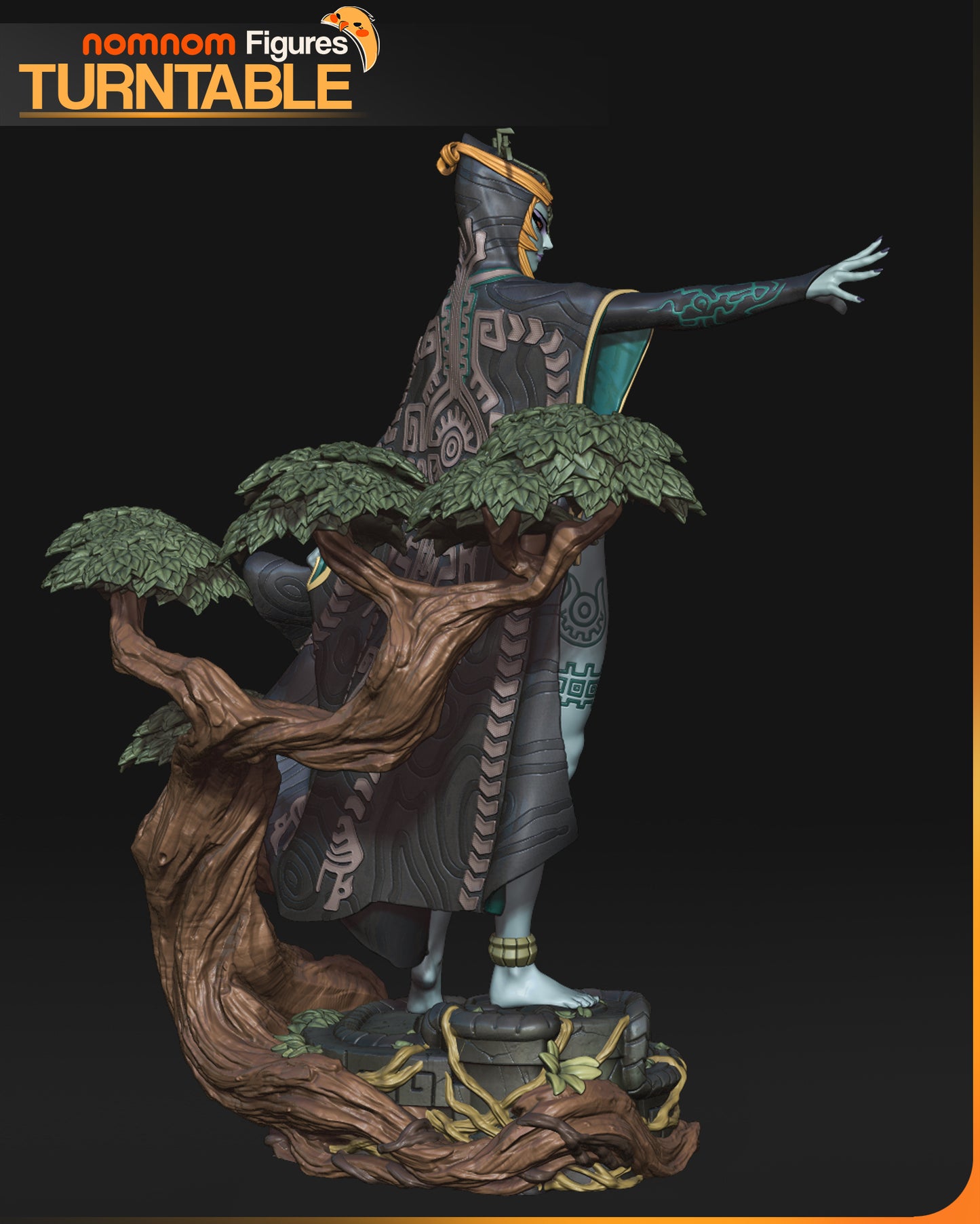 Twilight Queen | Resin Garage Kit Figure Fan Art | Nomnom Figures