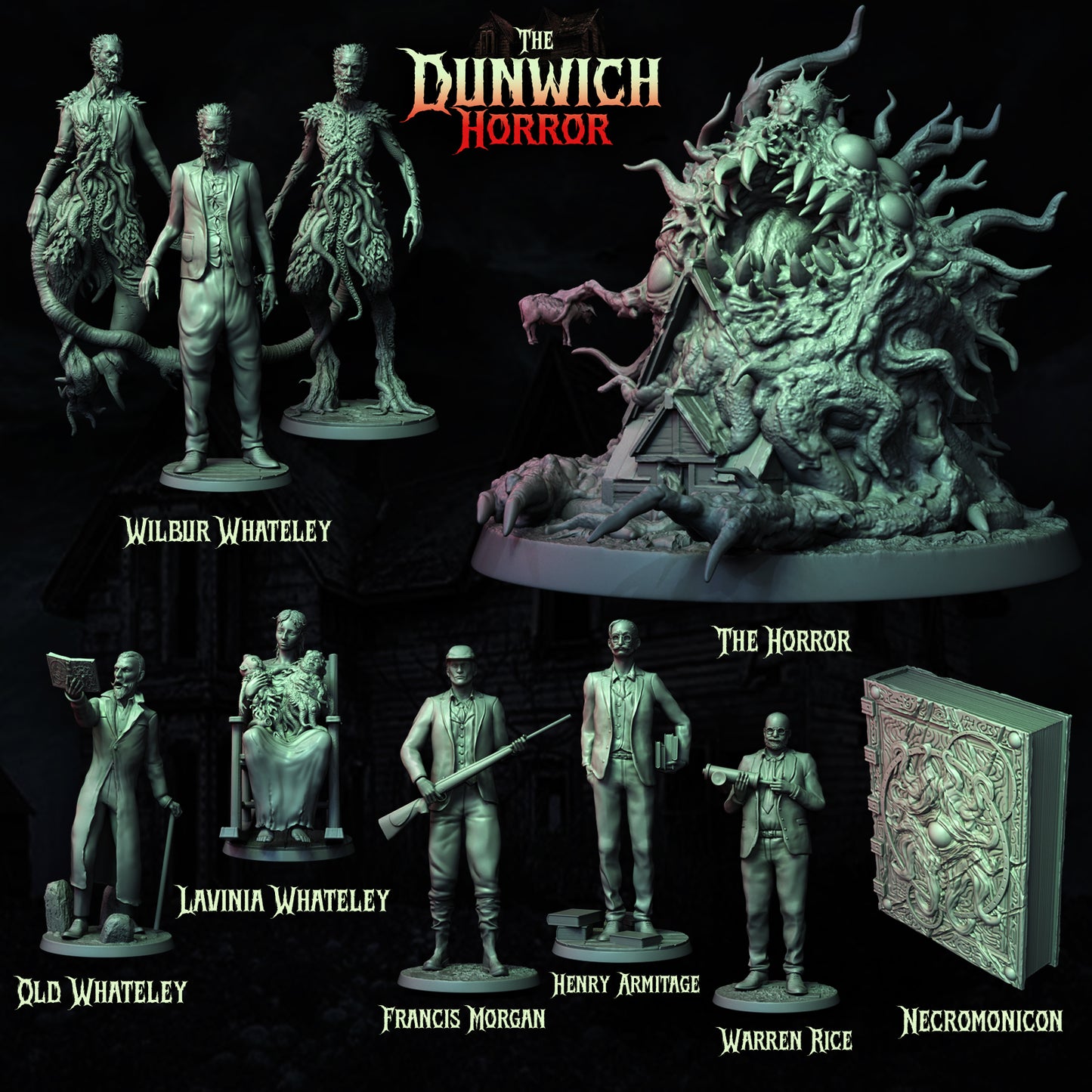 The Dunwich Horror Collection | Lovecraft, Elder God | D&D Cosmic Horror Fantasy | NS Miniatures