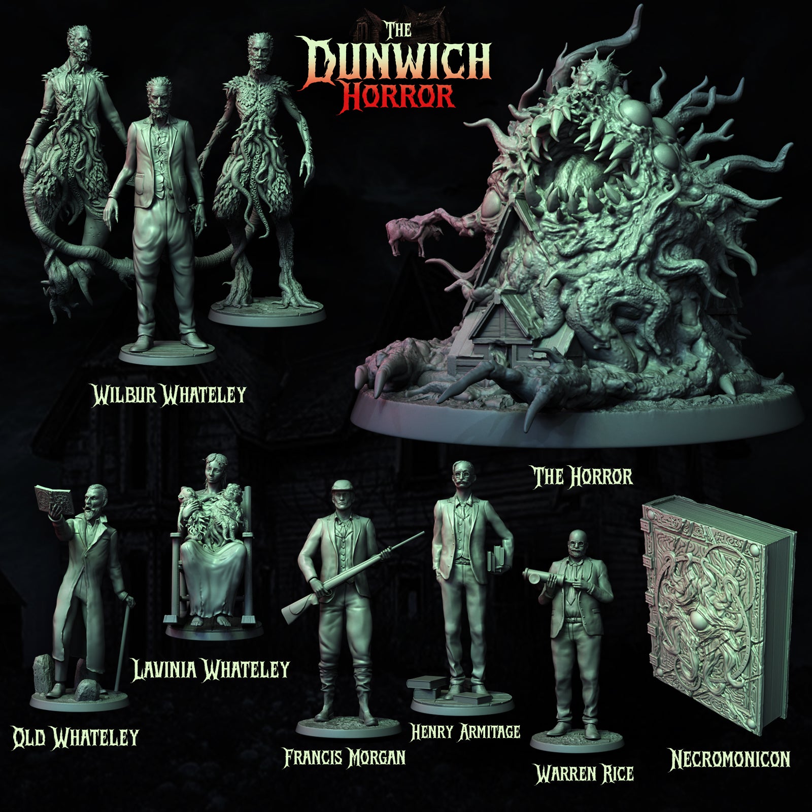 The Dunwich Horror Collection | Lovecraft, Elder God | D&D Cosmic Horror Fantasy | NS Miniatures