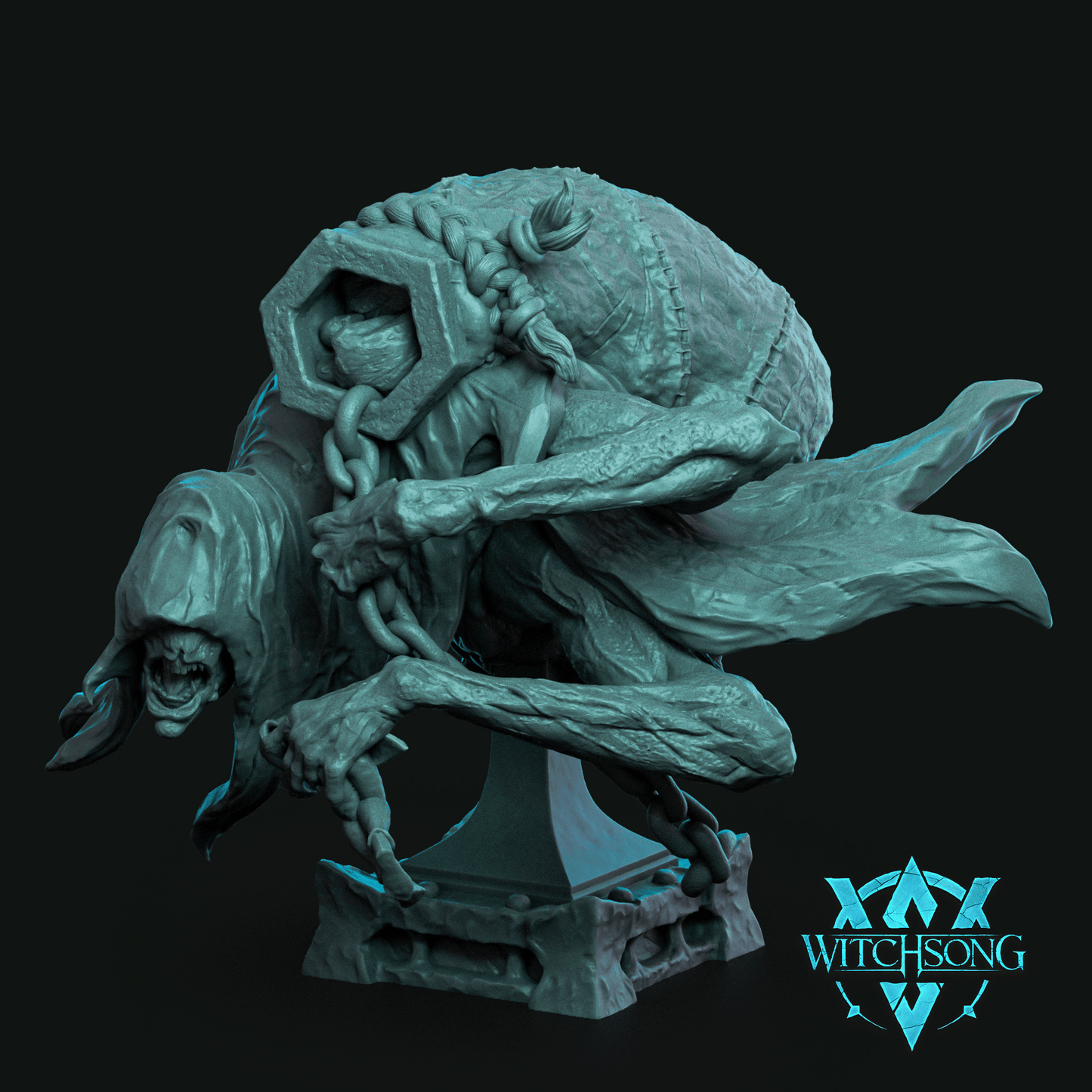Corpse Harvester | Mini or Bust | Monster Miniature Statue | Witchsong Miniatures