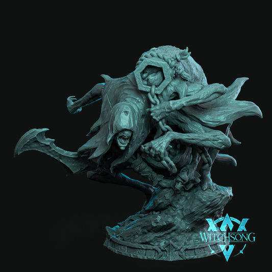 Corpse Harvester | Mini or Bust | Monster Miniature Statue | Witchsong Miniatures