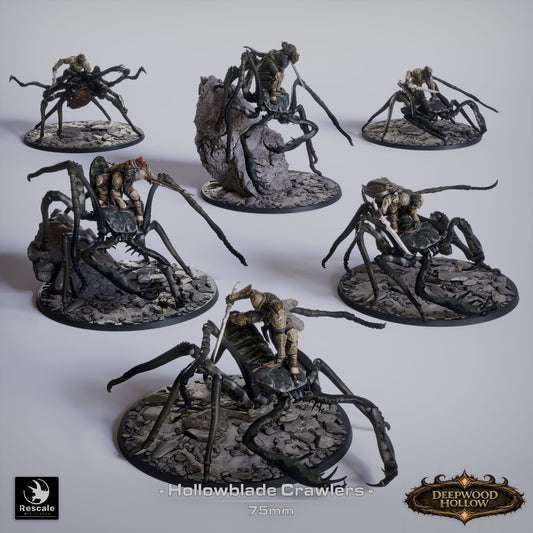 Hollow Blades Crawlers | Deepwood Hollow | D&D TTRPG Miniature | Rescale Miniatures