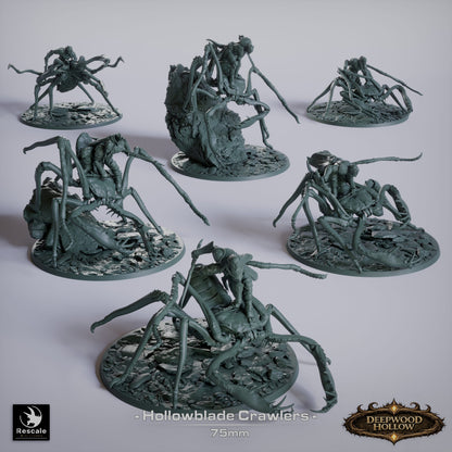 Hollow Blades Crawlers | Deepwood Hollow | D&D TTRPG Miniature | Rescale Miniatures
