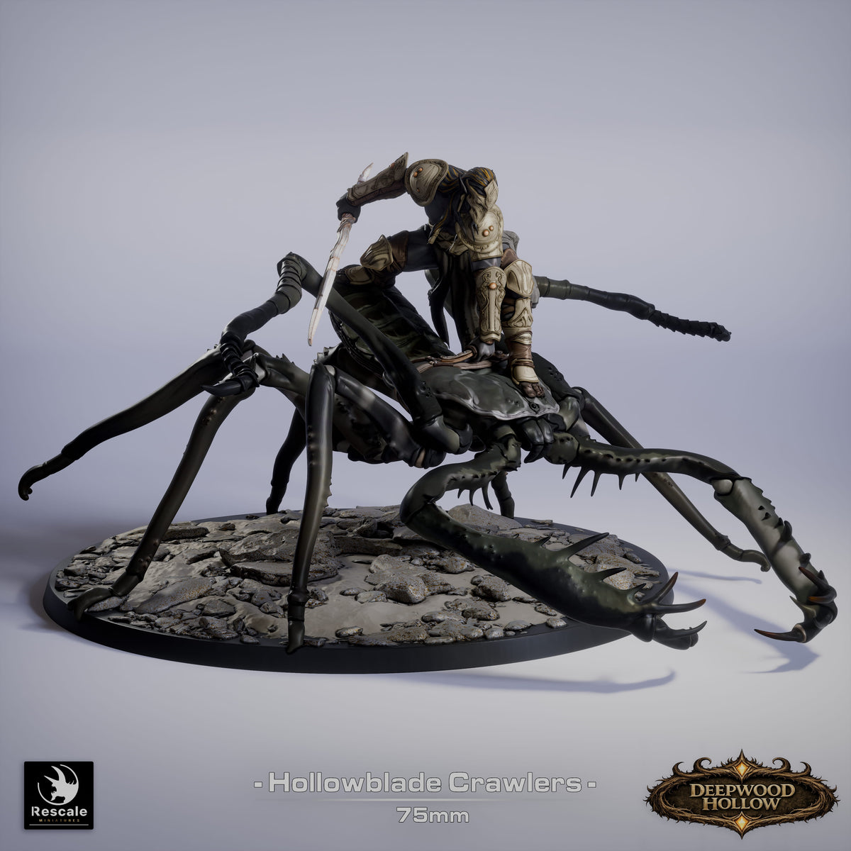 Hollow Blades Crawlers | Deepwood Hollow | D&D TTRPG Miniature | Rescale Miniatures