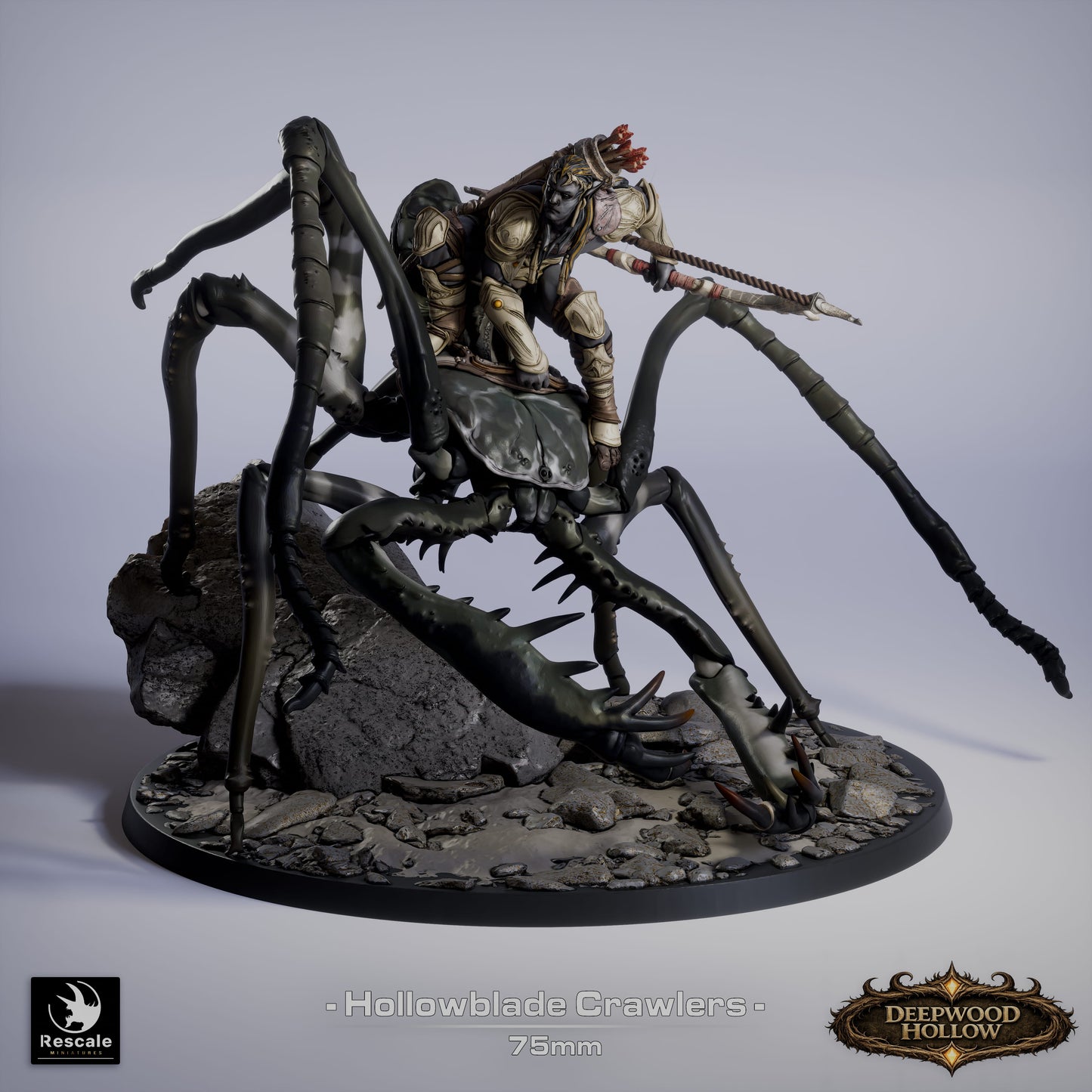 Hollow Blades Crawlers | Deepwood Hollow | D&D TTRPG Miniature | Rescale Miniatures