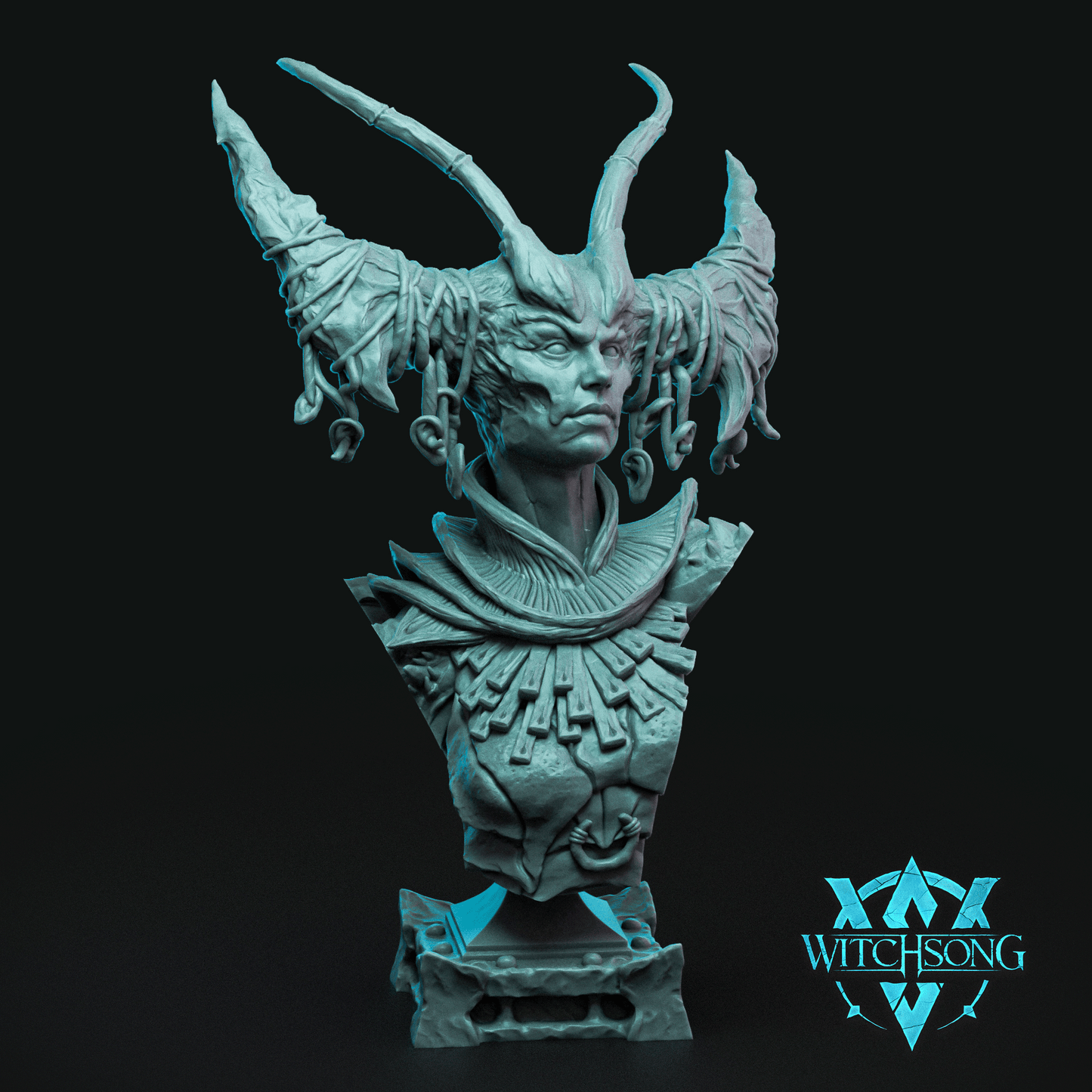Cryptid Queen | Mini or Bust | Monster Miniature Statue | Witchsong Miniatures