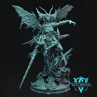 Cryptid Queen | Mini or Bust | Monster Miniature Statue | Witchsong Miniatures