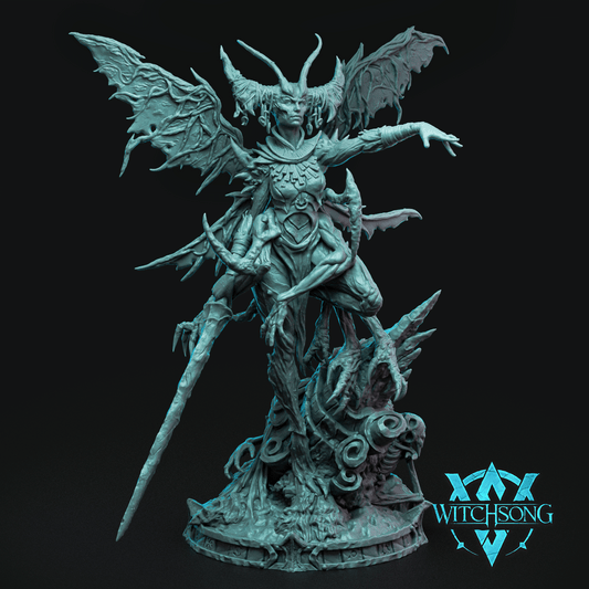 Cryptid Queen | Mini or Bust | Monster Miniature Statue | Witchsong Miniatures
