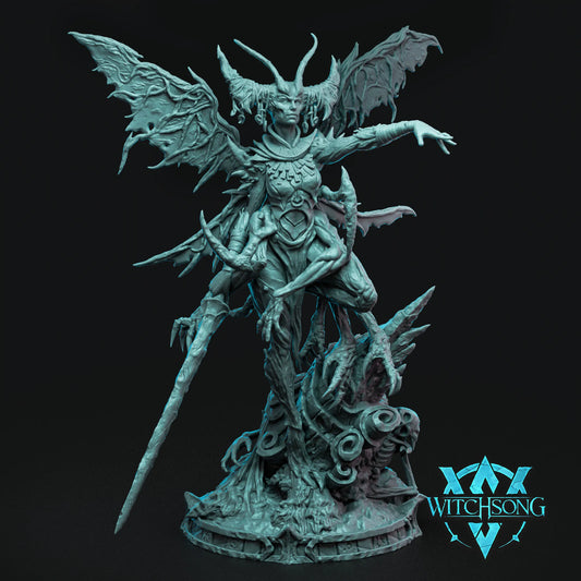 Cryptid Queen | Mini or Bust | Monster Miniature Statue | Witchsong Miniatures