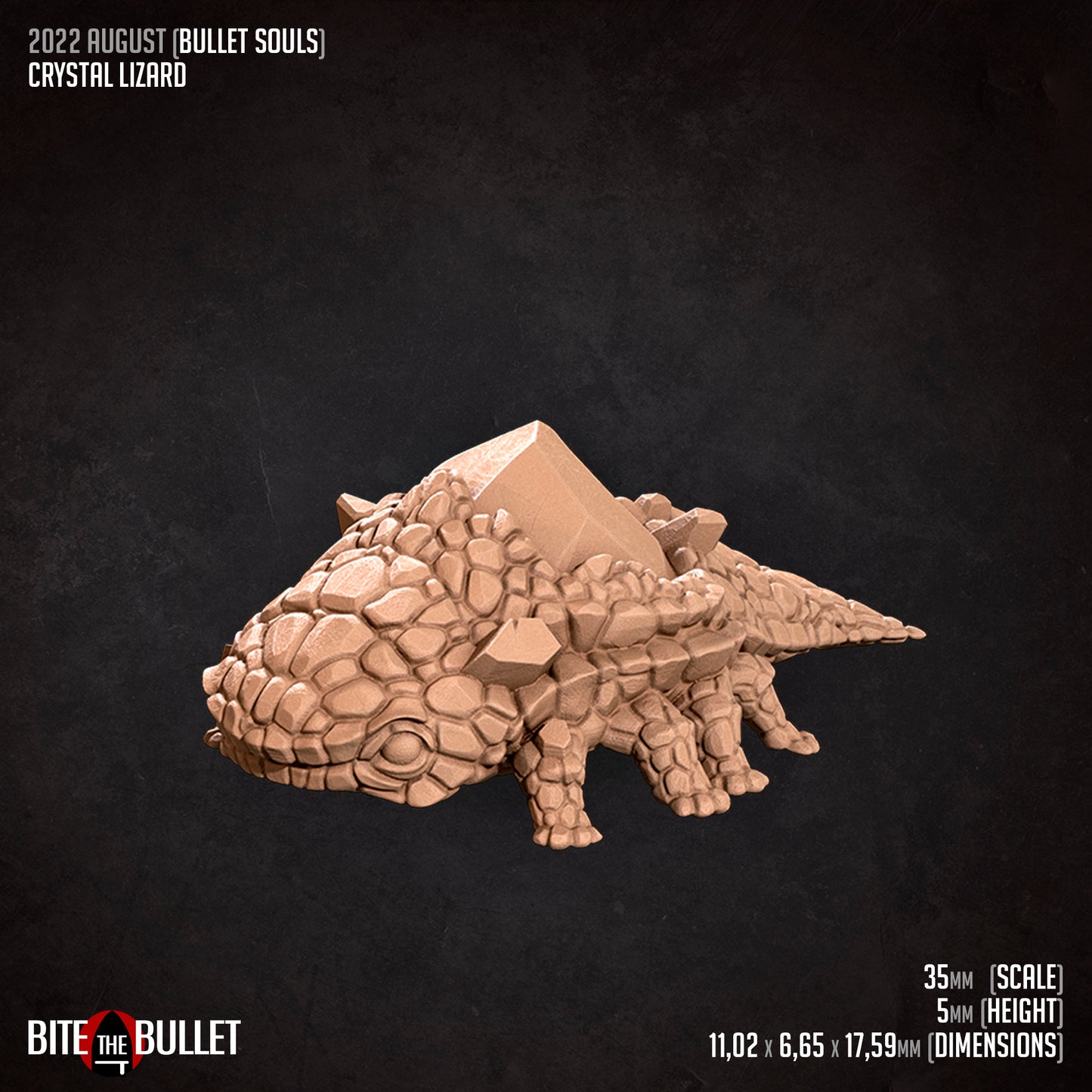Lizard Scarab Set | D&D Miniature TTRPG Character | Bite the Bullet - Tattles Told 3D
