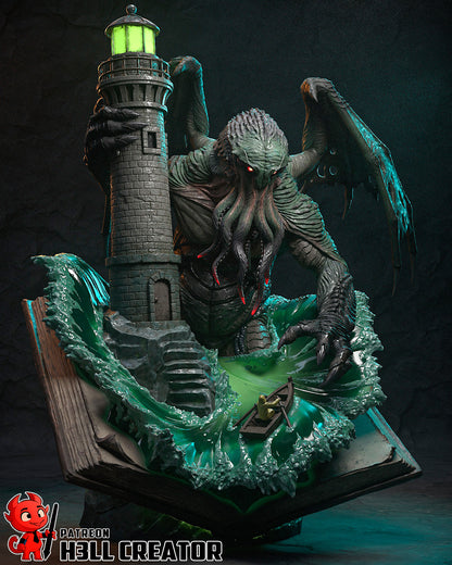 Cthulhu, The Ancient One | Resin Garage Kit Figure Game Fan Art | h3LL creator