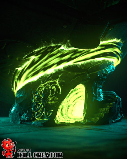 Cthulhu, The Ancient One | Resin Garage Kit Figure Game Fan Art | h3LL creator