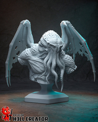Cthulhu, The Ancient One | Resin Garage Kit Figure Game Fan Art | h3LL creator