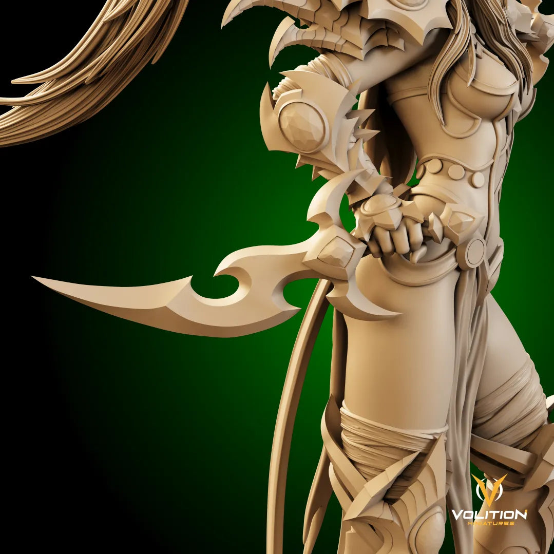 Female Blood Elf Rogue | Resin Garage Kit | Volition Miniatures