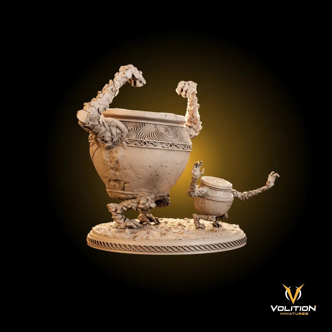 Uncle & Nephew, Alexander & Jar Bairn | Gaming Miniature TTRPG D&D | Volition Miniatures