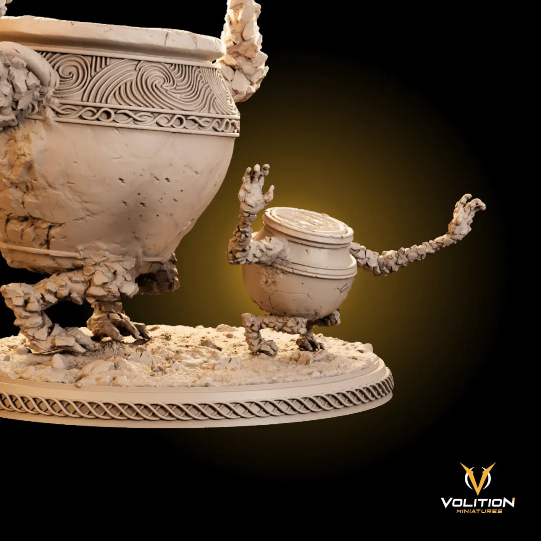 Uncle & Nephew, Alexander & Jar Bairn | Gaming Miniature TTRPG D&D | Volition Miniatures